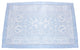French Home Linen Set of 6 Astra Placemats Ivory and Light Blue