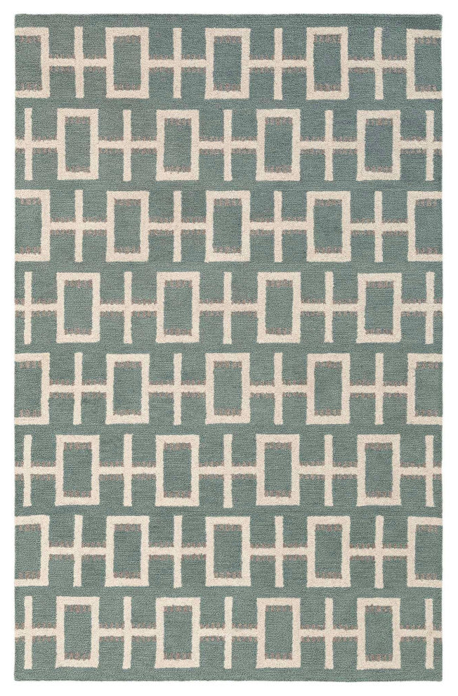 Freya Frida Area Rug, Green, 8'x10'