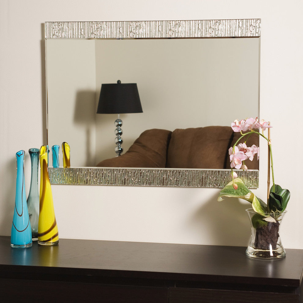 Decor Wonderland Frameless Molten Wall Mirror