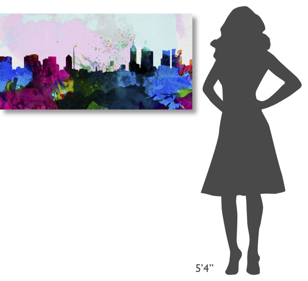"Melbourne City Skyline" Fine Art Print
