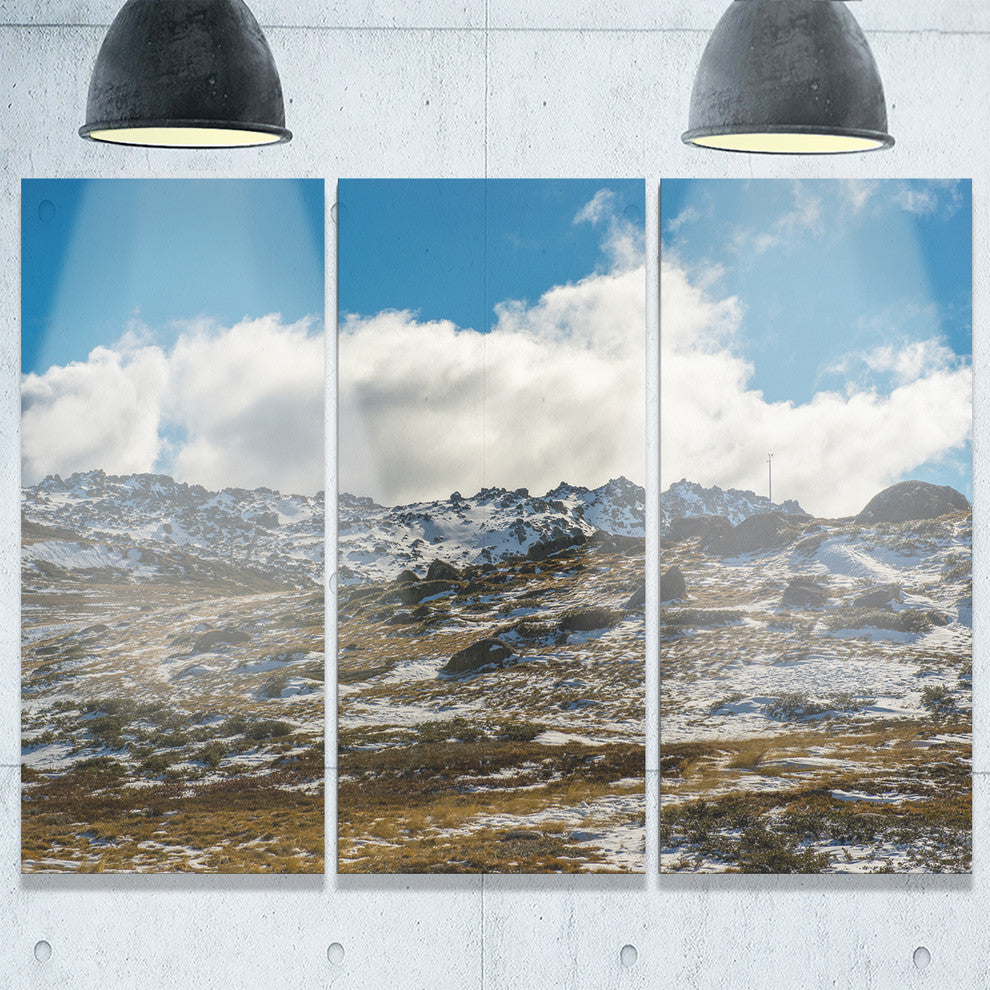 "Wide View of Kosciuszko National Park" Metal Wall Art, 3 Panels, 36"x28"