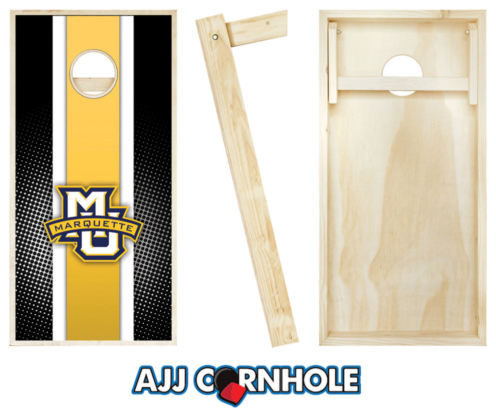 Marquette Striped Cornhole Set