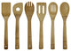 Oceanstar 6 Piece Bamboo Cooking Utensil Set