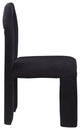 Bennett Upholstered Dining Chair, Set of 2, Black, Chenille Fabric
