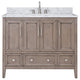 Avanity Everette 42" Vanity Combo in Gray Oak and Carrara White Marble Top