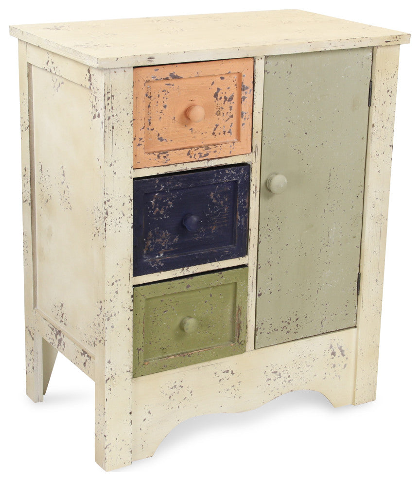 Aged Coastal Cabinet
