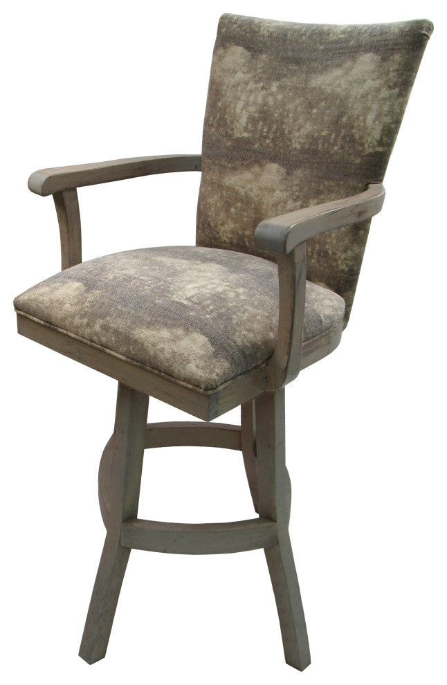 Swivel Wood Counter 26" 30" Extra Tall 34" Bar Stool 700 S-Base, Mountain Brown, Dl, 34"