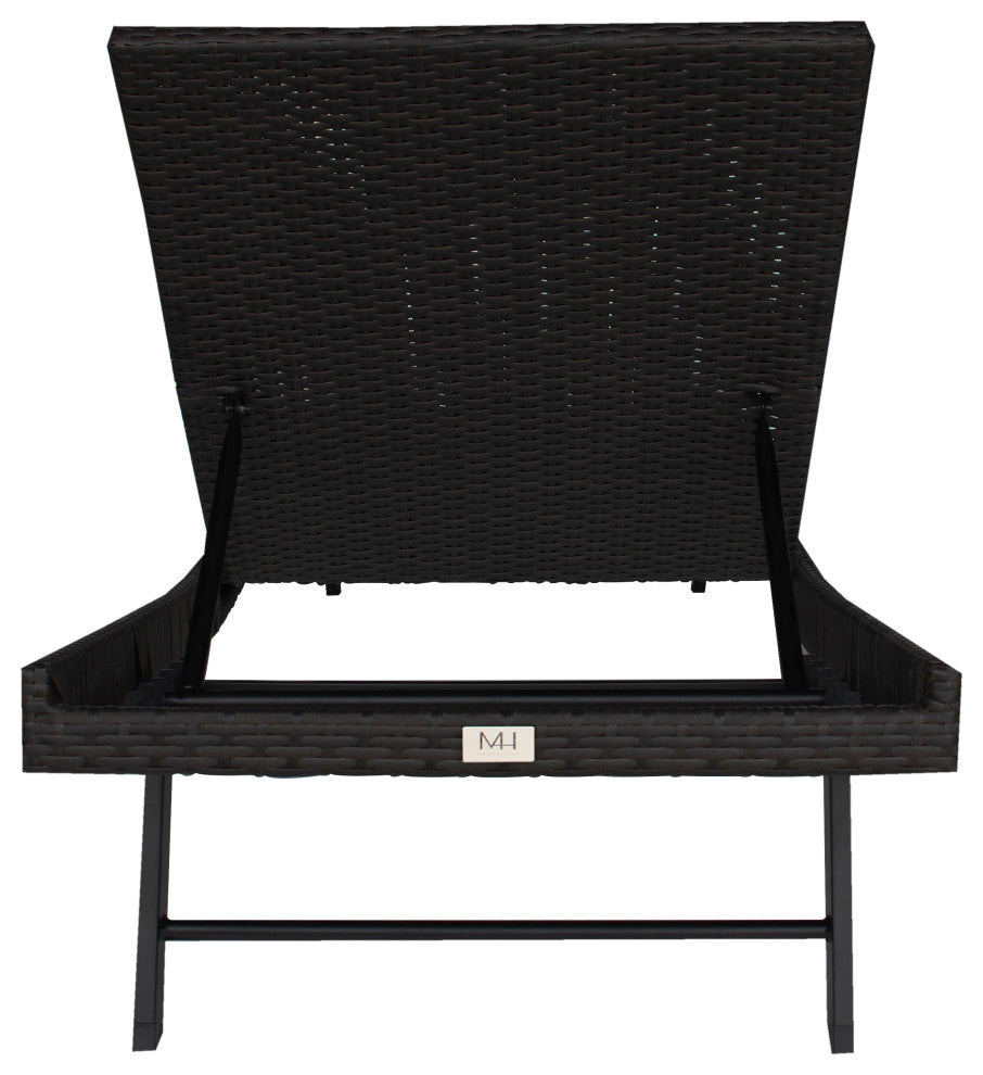 Twin Faro Chaise Lounge - Black