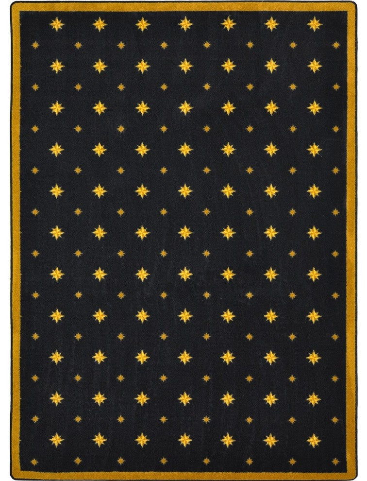 Any Day Matinee Rug, Walk of Fame, Black, 7'8"x10'9"