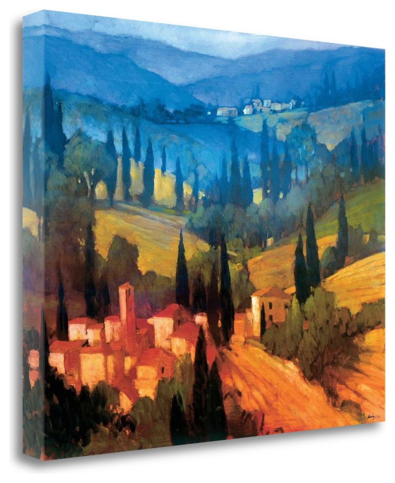 "Tuscan Valley VIew" By Philip Craig, Giclee Print on Gallery Wrap Canvas