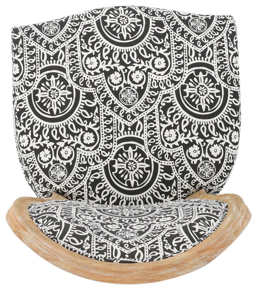 GDF Studio Phinnaeus French Country Fabric Dining Chairs (Set of 2)