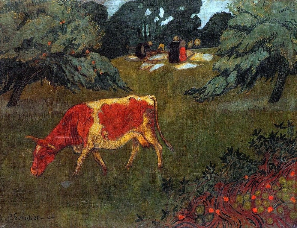 Paul Serusier The Wash in a Large Meadow - 21" x 28" Premium Canvas Print