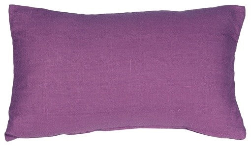Pillow Decor - Tuscany Linen Purple 12 x 20 Throw Pillow