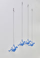 Climbing Man Wall Art, Set of 4, Blue