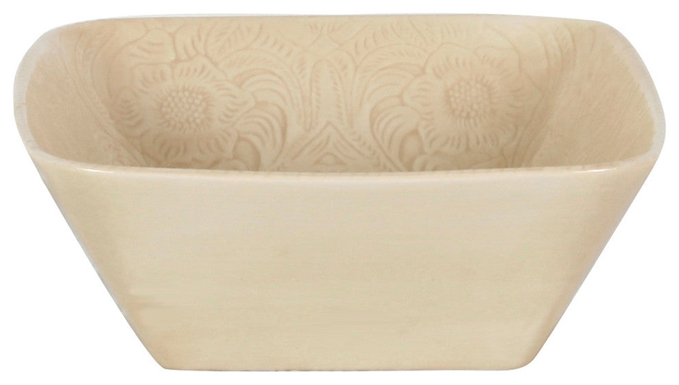 Savannah Serving Bowl, Cream