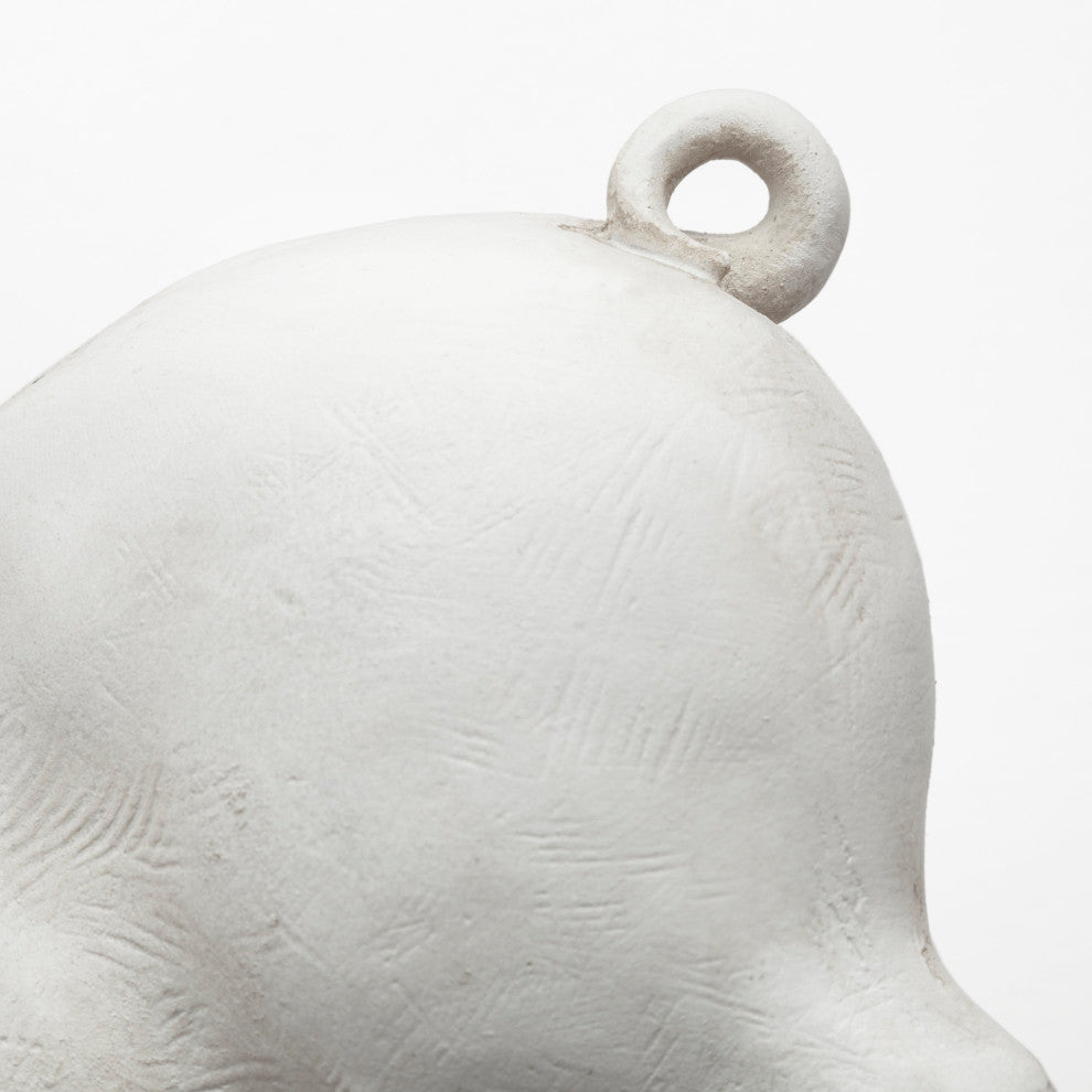 Hogbadi I White Resin Flying Pigs, Set Of 2, White