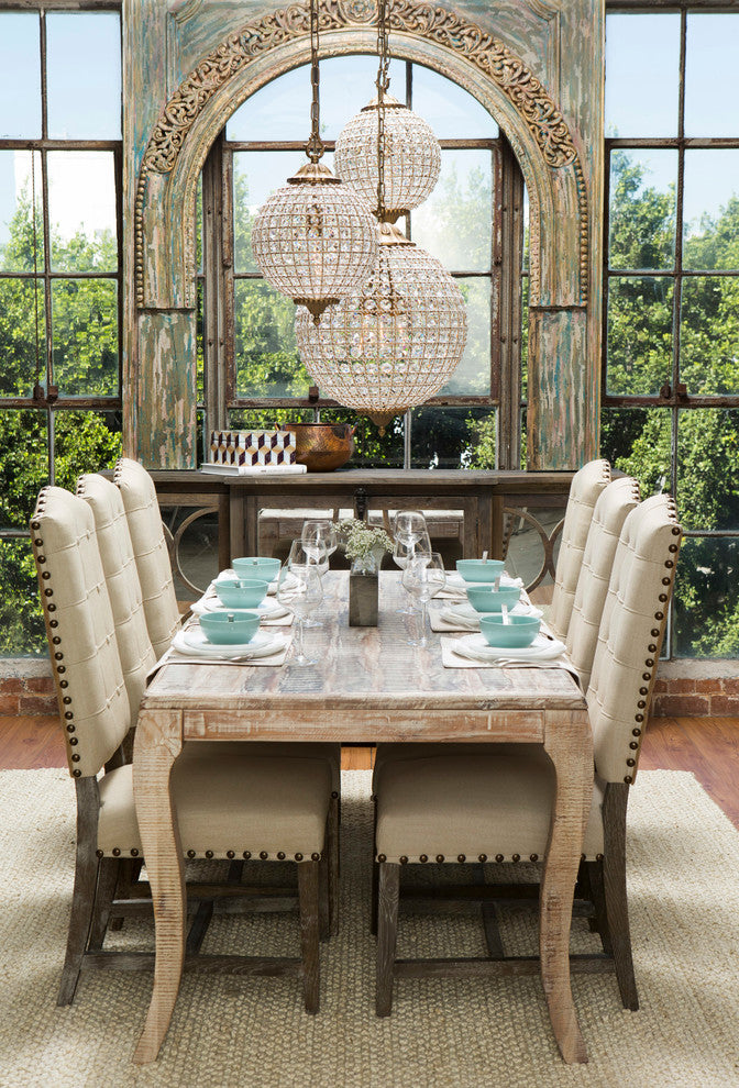 Allesandria 3-Light Crystal Chandelier Large by Kosas Home