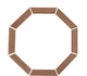 Trim Kit For Wood Vent Octagon Window, Oak