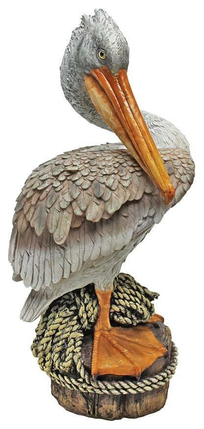 Coastal Pelican Garden Statue