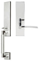 Horizon Lever, Mortise Dummy Handleset, Left Hand, Polished Stainless Steel