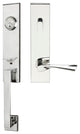 Breeze Lever, Tubular Entry Handleset, Right Hand, Polished Stainless Steel