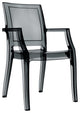 Compamia Arthur Dining Chairs, Set of 4, Transparent Black