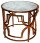 Quatrefoil Table, Antique Gold