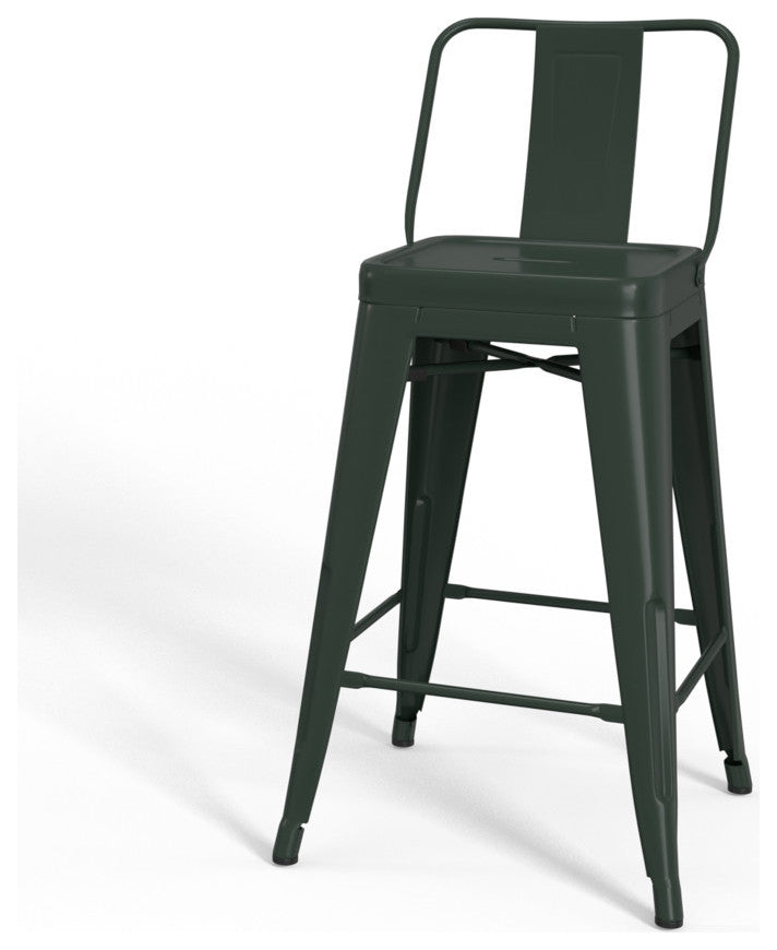 Rayne 24 inch Metal Counter Height Stool (Set of 2)