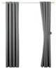 Serenta Black Out Curtains 4 Piece Sets, Gray, 54" X 84"