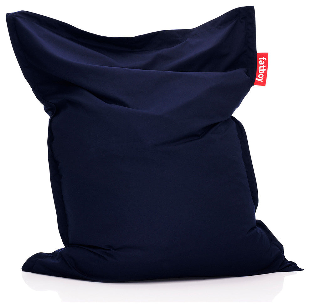 Fatboy Outdoor Modern Bean Bag Chair, Sunbrella Outer Shell, Navy Blue