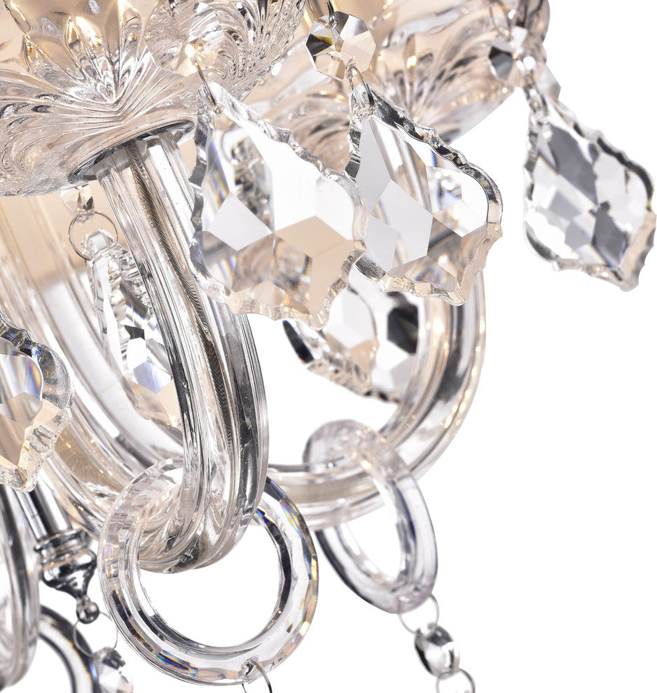 Anona 4-Light White Drum Chandelier