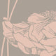 Peony Peel and Stick Vinyl Wallpaper, Shell Pink, 24"w X 108"h