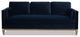 Knox 84" Modern Farmhouse Sofa, Dark Navy Blue Performance Velvet
