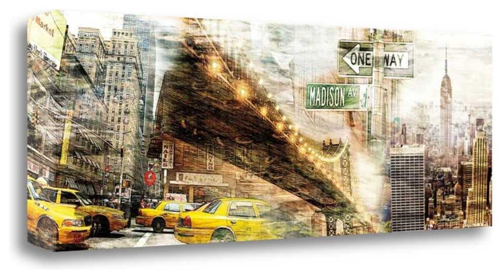 "Collage Moments" By Bresso Sola, Giclee Print on Gallery Wrap Canvas