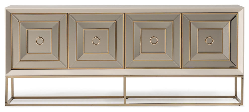 Madison Console, Glistening Gold