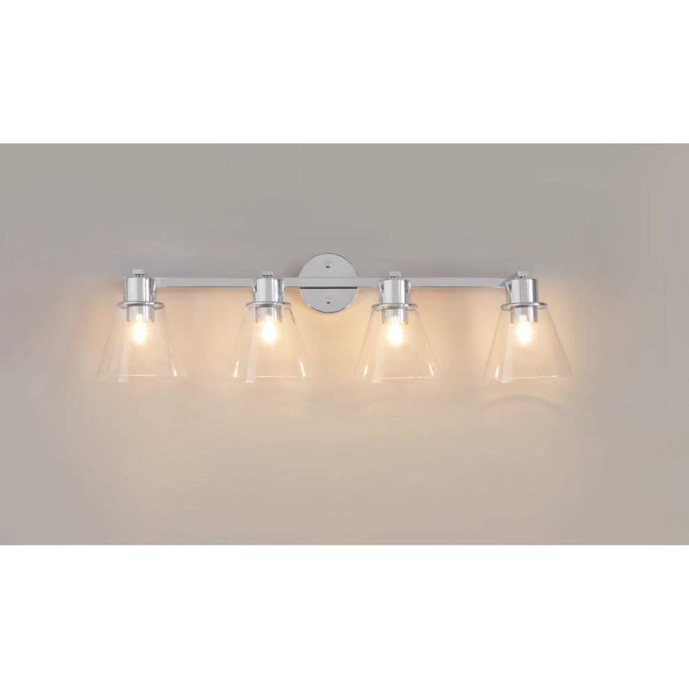 Vanity With Mirror, Sconce and Faucet Included, White, 60"