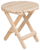 Adirondack Folding Table, Natural, Round