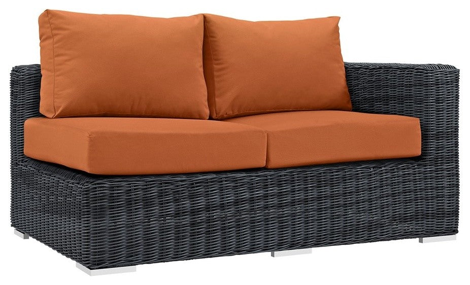 Canvas Tuscan Summon Outdoor Patio Sunbrella Right Arm Loveseat