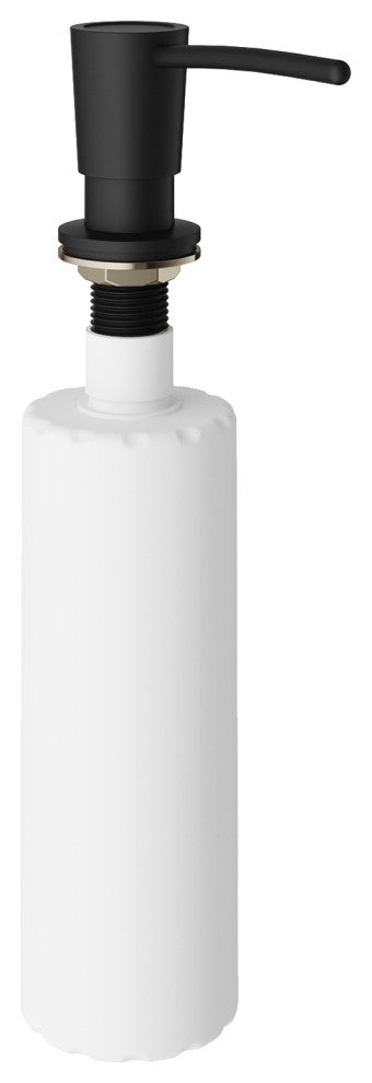 VIGO 10 oz. 1.5" W Kitchen Soap Dispenser, Matte Black