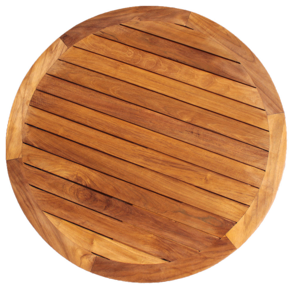 Teak Wood Bahama Round Coffee Table