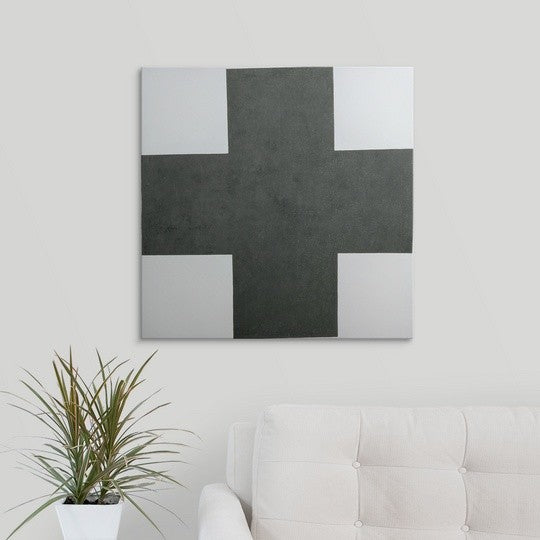"Black Cross, c.1923" Canvas Art, 24"x24"x1.25"