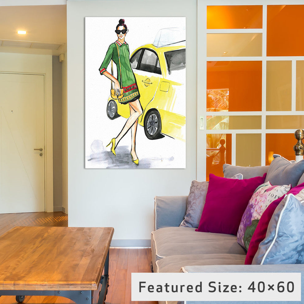 "New York Fashion" by Rongrong DeVoe, 26x18x1.5