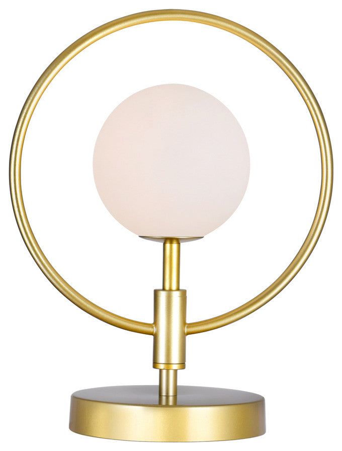 Celeste 1 Light Lamp With Medallion Gold Finish