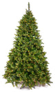 Vickerman A118276 7.5' Cashmere Pine Artificial Christmas Tree, Clear Lights