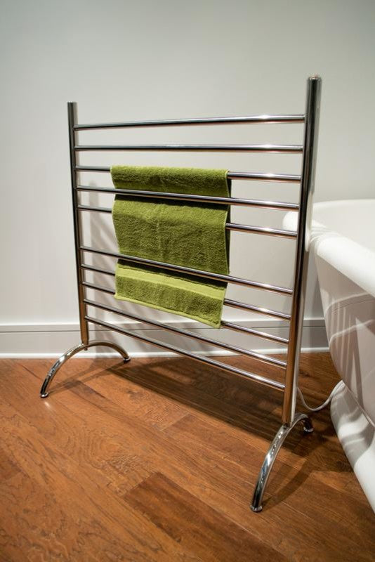Freestanding Towel Warmer, Polished, 33