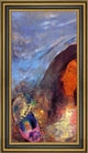 Odilon Redon Poet's Dream - 14" x 28" Framed Premium Canvas Print