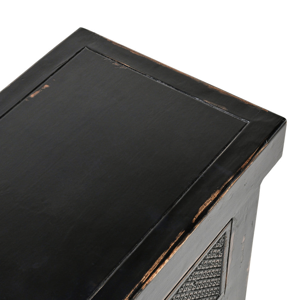 Lahey 11-Drawer Console Table by Kosas Home, Black