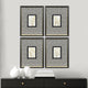 Liquid Gold II Framed Art, 4-Piece Set