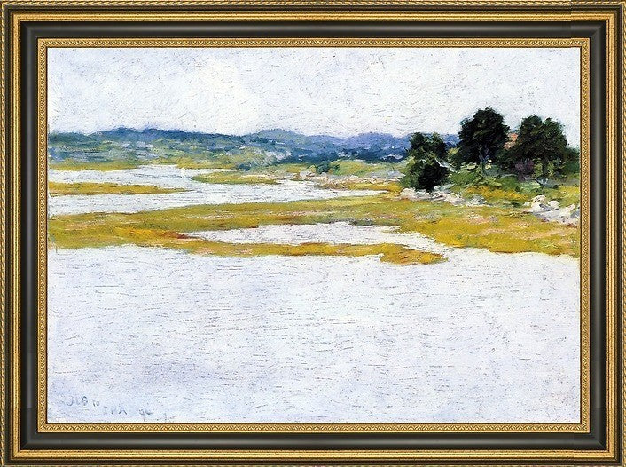 John Leslie Breck Wetlands Framed Premium Canvas Print, 16"x24"