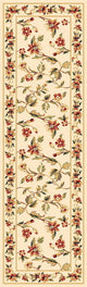 Cambridge 7331 Ivory Floral Vine, 2'2"x7'11" Runner